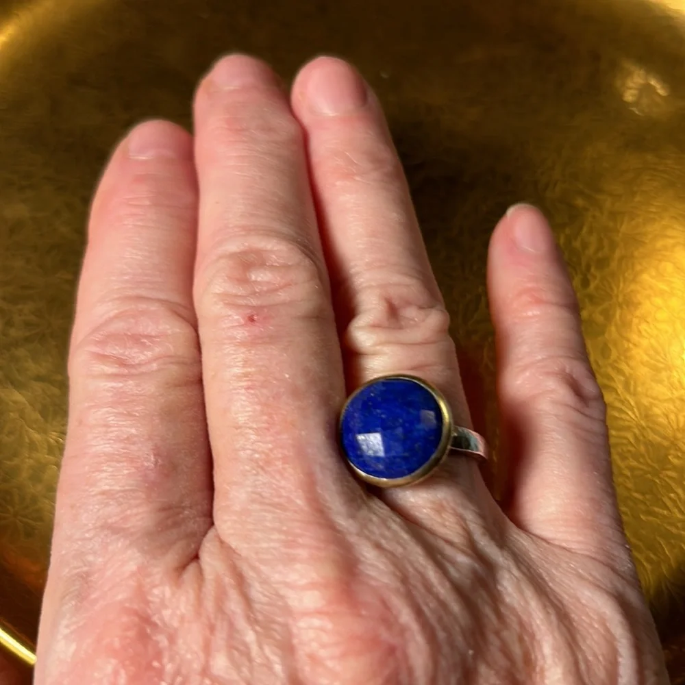 COPY - Gurhan lapis cocktail ring - Picture 7 of 9